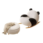 Kids panda rocking chair sofa with cartoon design for comfortable lounge seating